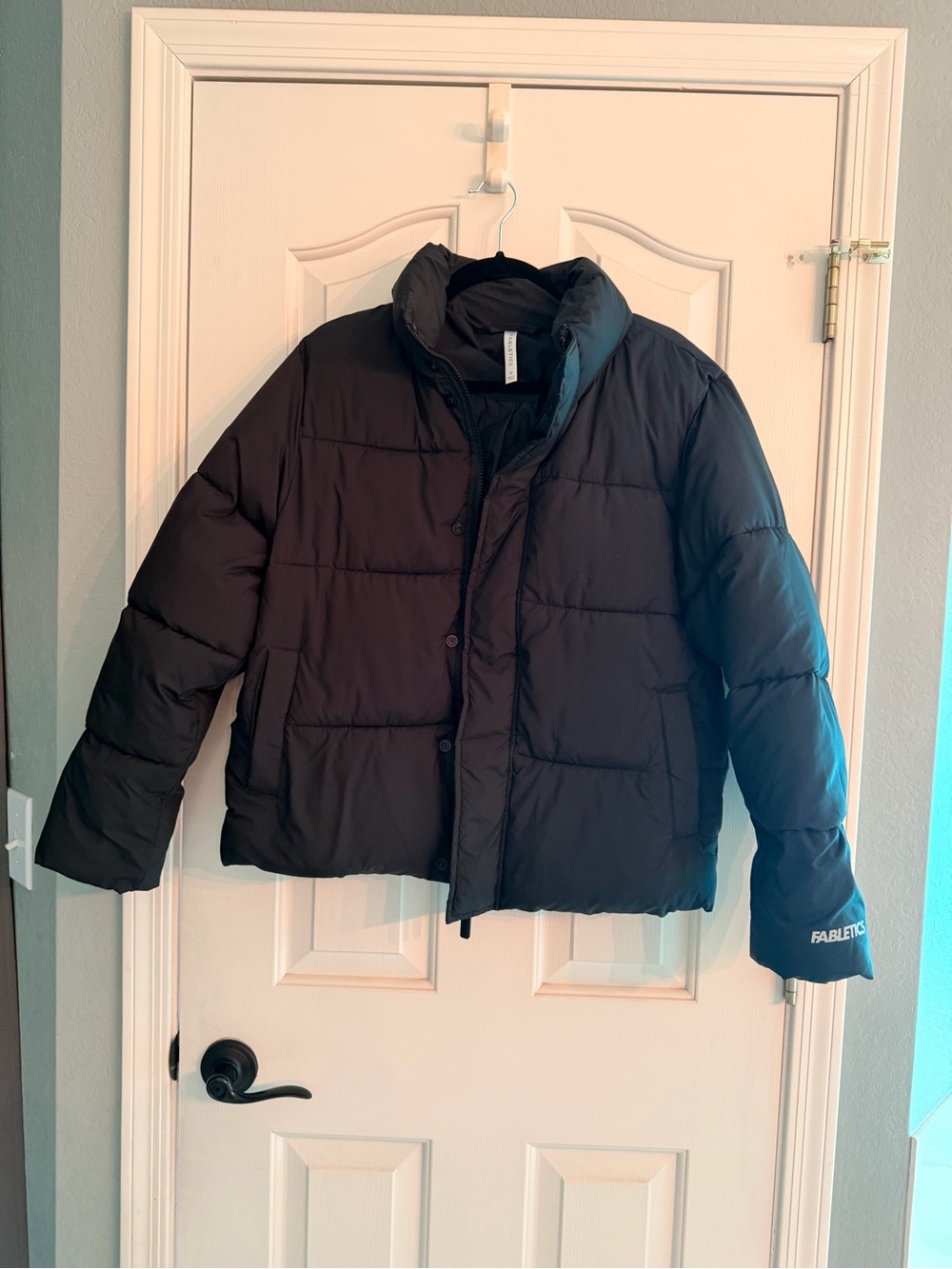 Fabletics Black Puffer Jacket